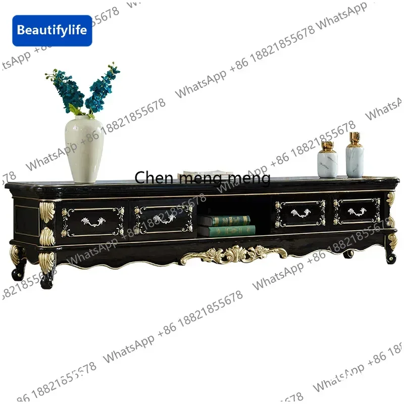 

Тумба под телевизор C139 из массива европейского дерева, современный дизайн, роскошный медиацентр для гостиной, подставка для телевизора, мебель для дома