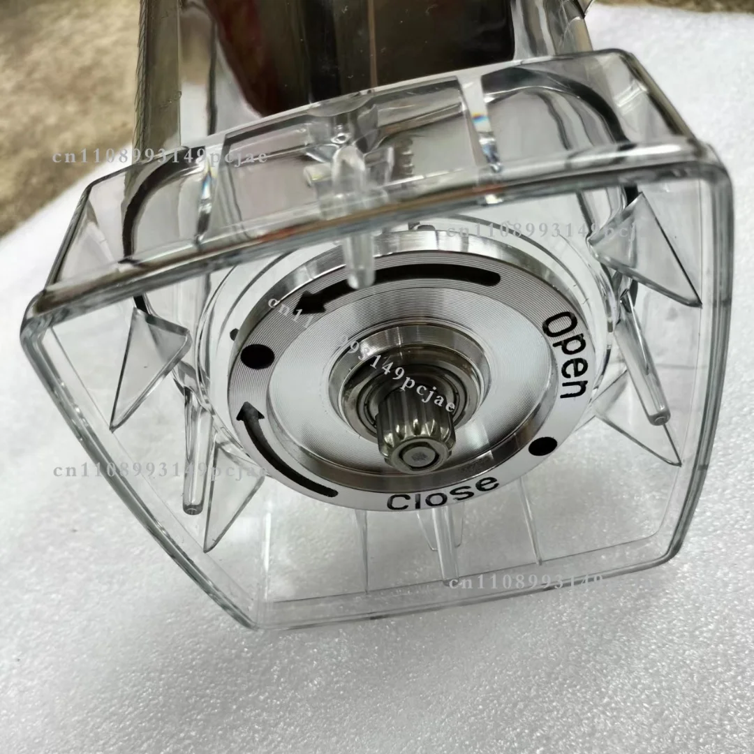 2L Square Container Jar Jug Pitcher Cup bottom with serrated smoothies blades lid for Biolomix G5200 T5300 spare parts