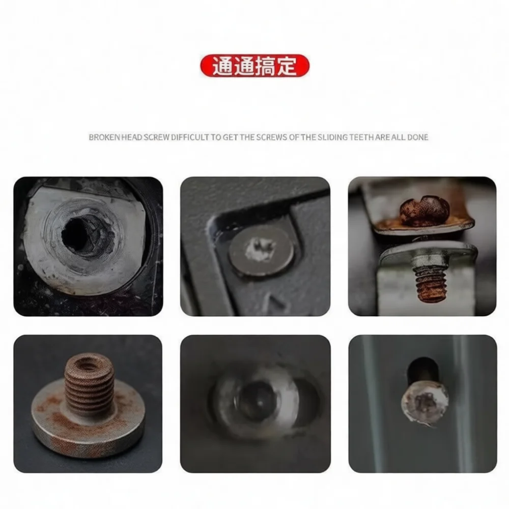 Efficient Bolt Extractor Set For Longxiang HSS Damaged Screw Drill Bits Removal Tool Stripped Fastener Repairing Device