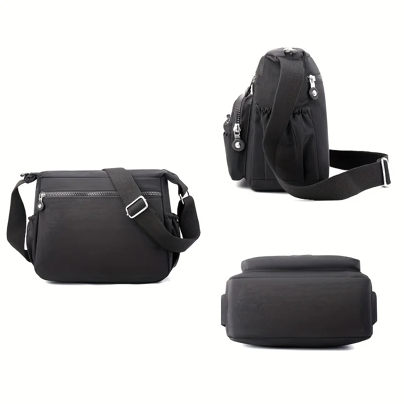 Fashionable Retro Versatile Crossbody Bags, Multi-layer Large Capacity Hand-held Shoulder Bag, Suitable for Commuting Banquets