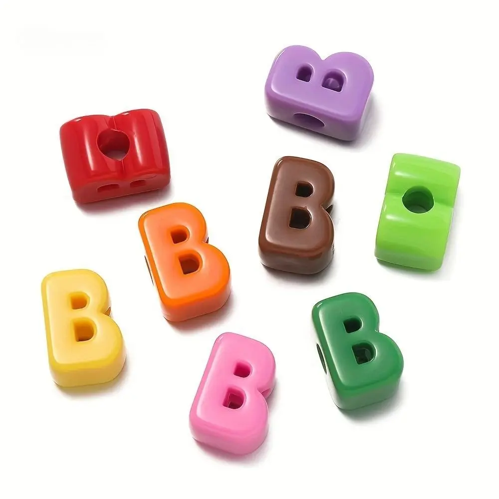 

50Pcs Round Y2K Letter Pendant Ornaments DIY Acrylic Pendant Accessories Jewelry Making Charm Jewelry Accessories