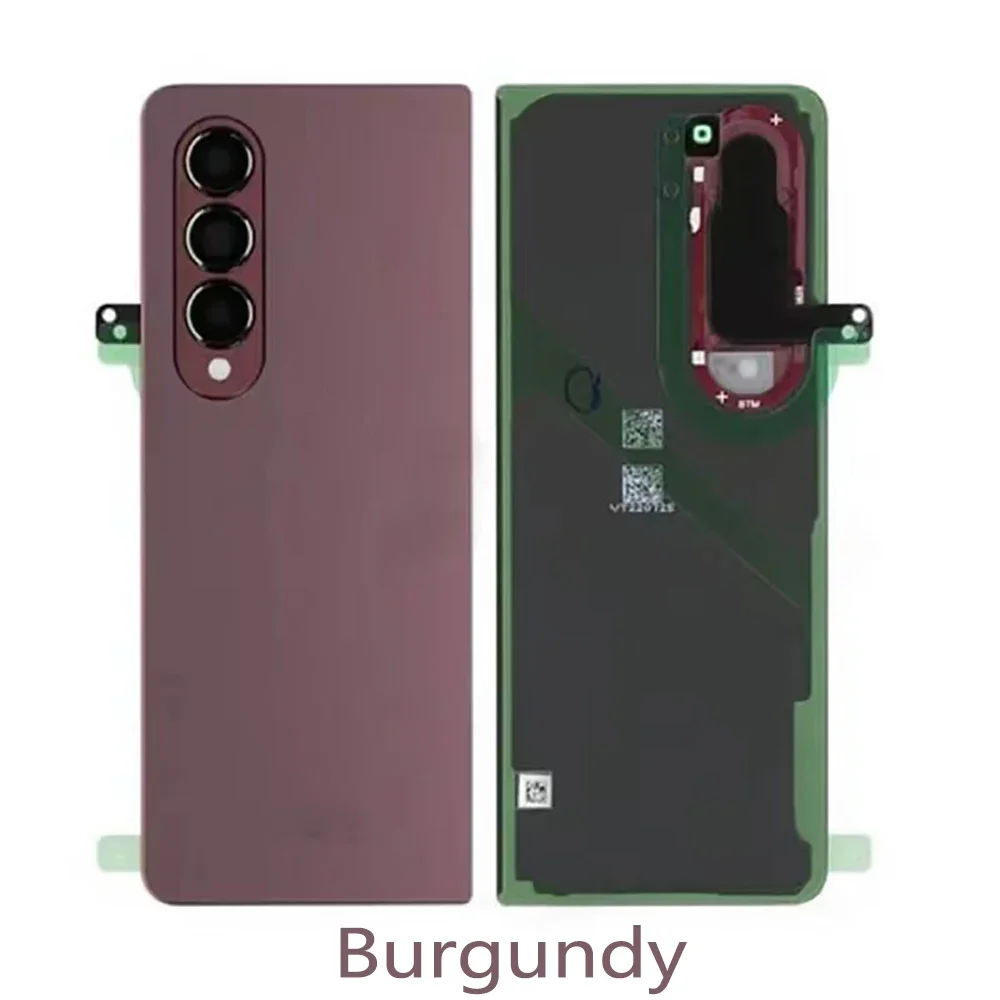 Battery Door Back Housing  Cover Glass  with Camera bezel lens Replacement for Samsung Galaxy Z Fold 4 F936