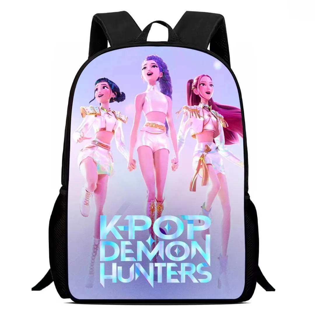 

Anime Kpop Demon Hunters Primary and Secondary School Bags Children's Backpacks Anime Cartoon School Bag Mochila