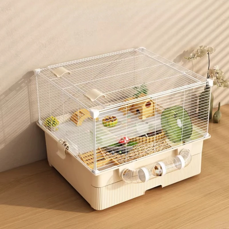 

Hamster cage oversized luxury villa drawer base cage