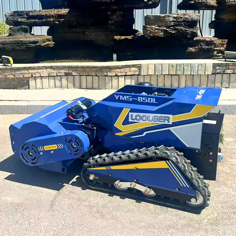 Customized CE & EPA Compliant All-Terrain 1-Year Industrial Remote Control Flail Mower with Zero Rotation and High Efficiency