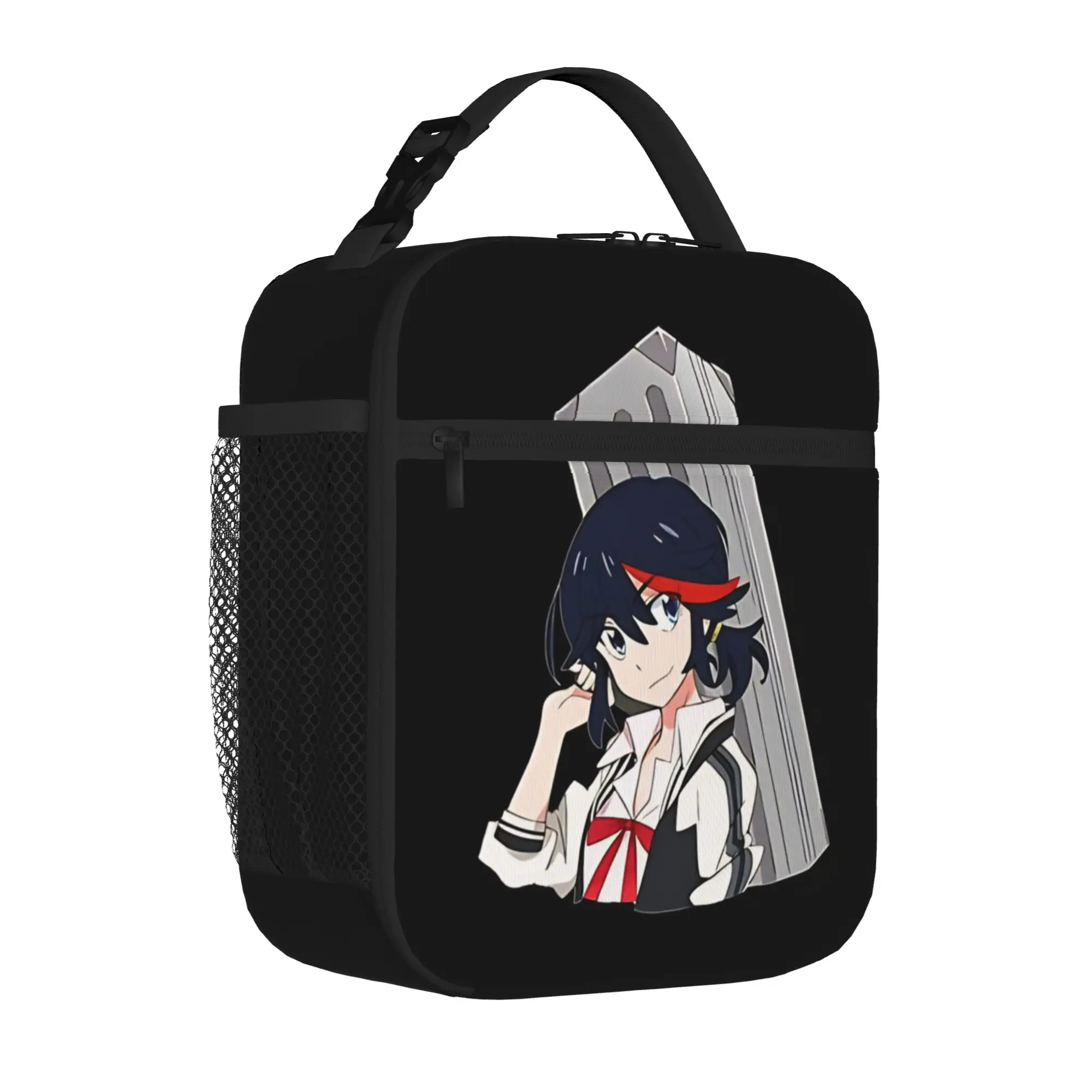 1 Piece Zipper Closure fighter  Storage Bag Pocket Kill la Kill School Lunch Food Box Reusable For Lunch Food Bag