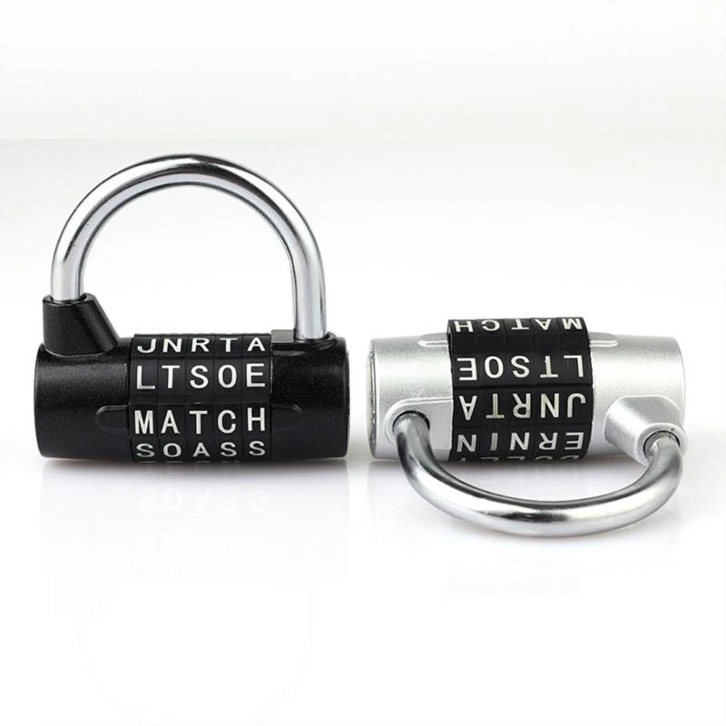 5 أحرف مجموعة القفل تركيبة قفل قفل أمان لوكر الصالة الرياضية