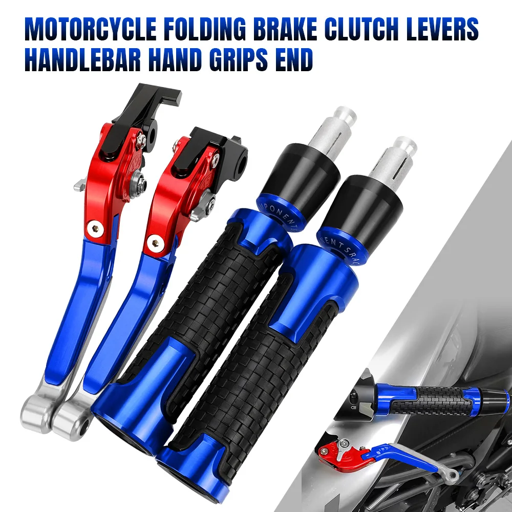 

Motorcycle Brake Clutch Levers Handlebar Handle bar Hand Grips ends For YAMAHA XMAX125 all yeaRs