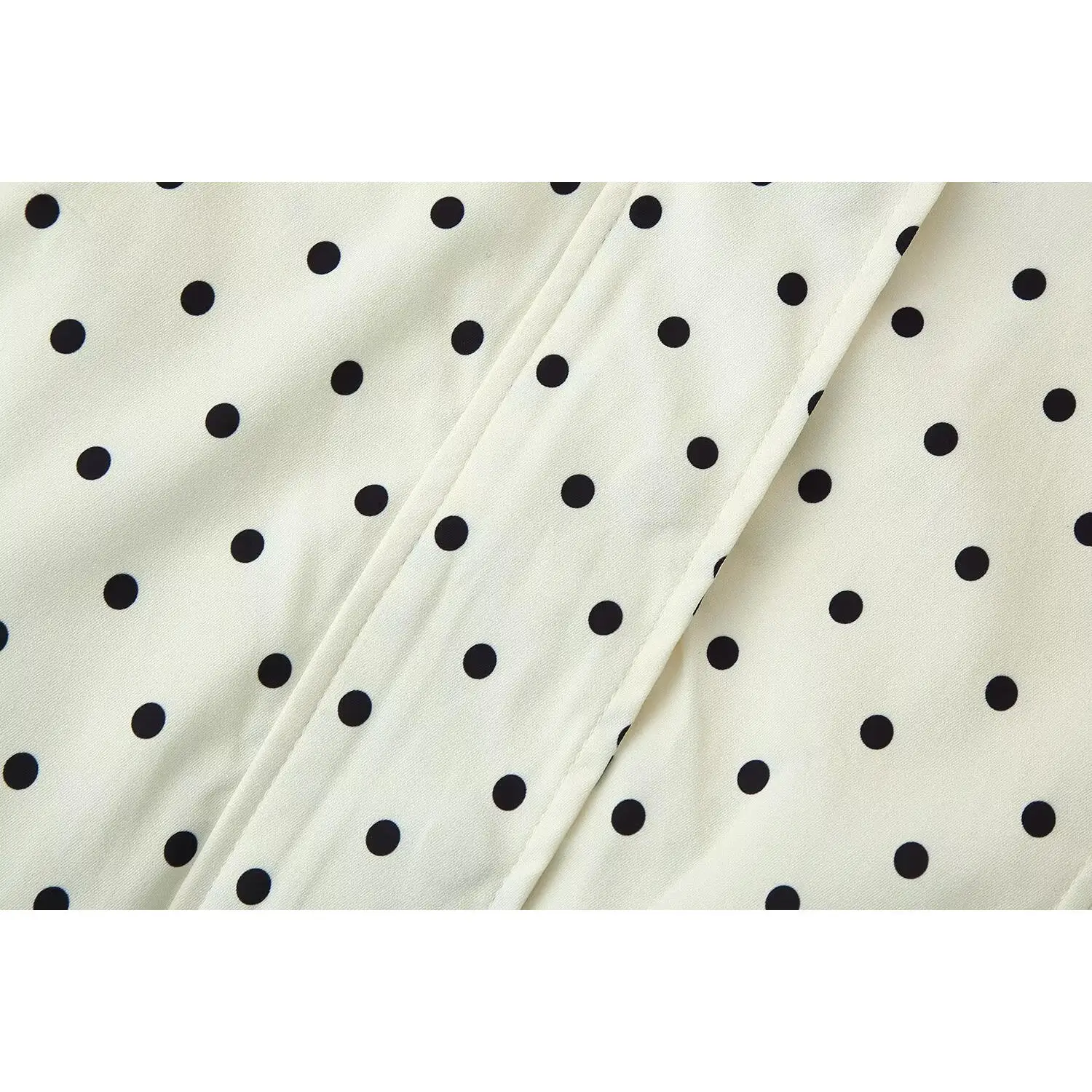 Faionable lunares Jaet ort Sve cuerpo largo prendas de vestir exteriores para mujer otoño nueva ropa de mujer Sle fibra de poliéster versátil