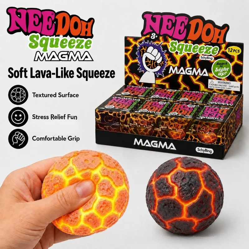 Brand-new NEEDOH Flash Meteorite Ball Decompression Maltose Decompression Artifact Slow Rebound Decompression Vent Toy toys