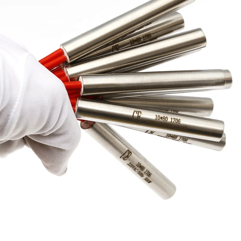 220V 300W 800℃ High Temperature Threaded Industrial Cartridge Heater Element