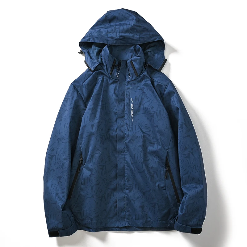 

Уличная высокая джинсовая водонепроницаемая ветрозащитная куртка с капюшоном, мужская съемная рабочая одежда, пальто молодежь продаж, осенний сезон