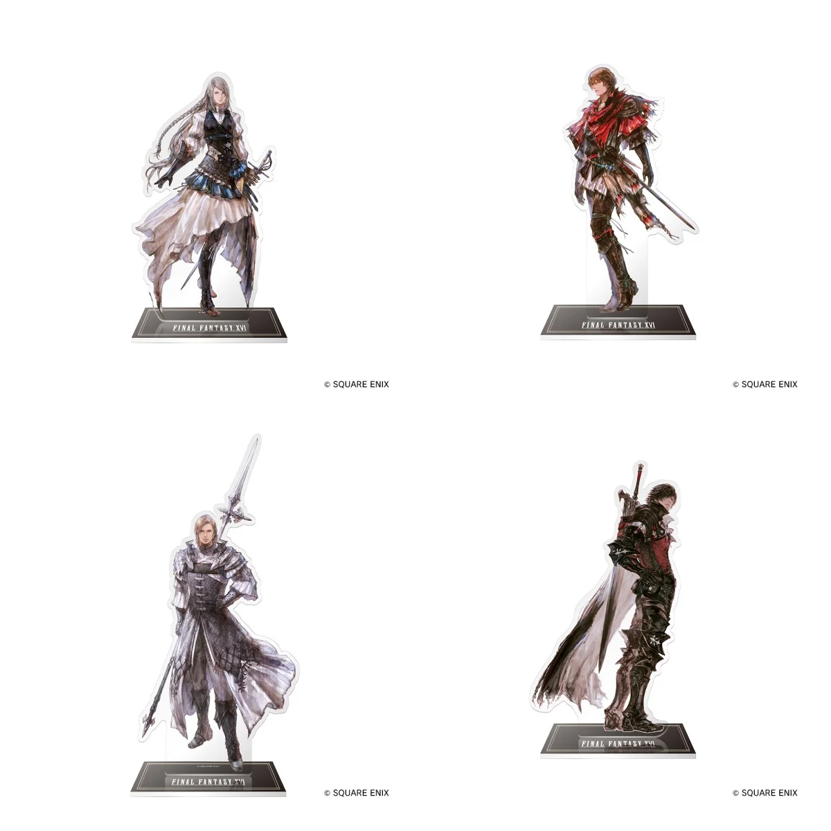 Hot Game FF16 FFXVI Acrylic Stand Model Clive Rosfield Figure Cosplay Plate Holder Topper Fans Christmas Desk Decor Plate Gift