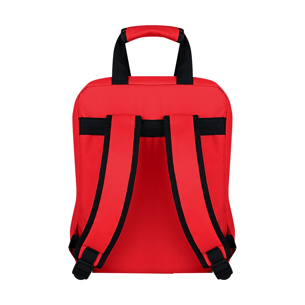 Red Emergency Backpack First Aid Bag Empty Medical First Aid Rucksack Treatment First Responder Back Pack Trauma Bags