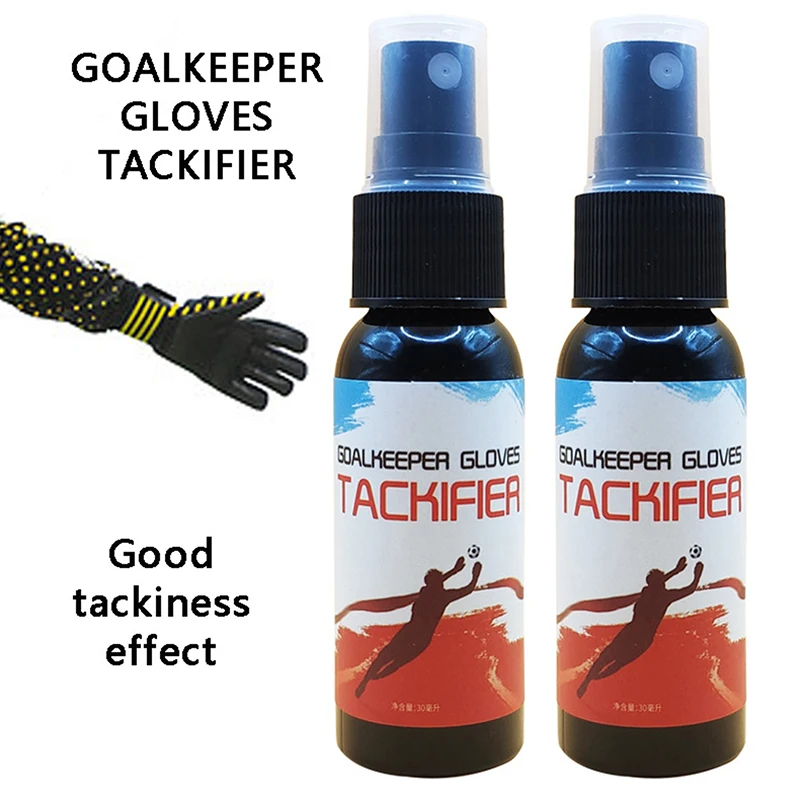 Goalie Gloves Spray 30/100ml Safe Goalkeeper Gloves Tackifier Environmentally Friendly Grip Gloves Wash Effective Football