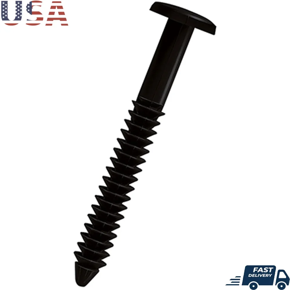 

Lifetime Vinyl Shutter Screws Shutter-Lok Easy Install Vinyl Shutters Color Matching 12 Pack Perfect Exterior Use