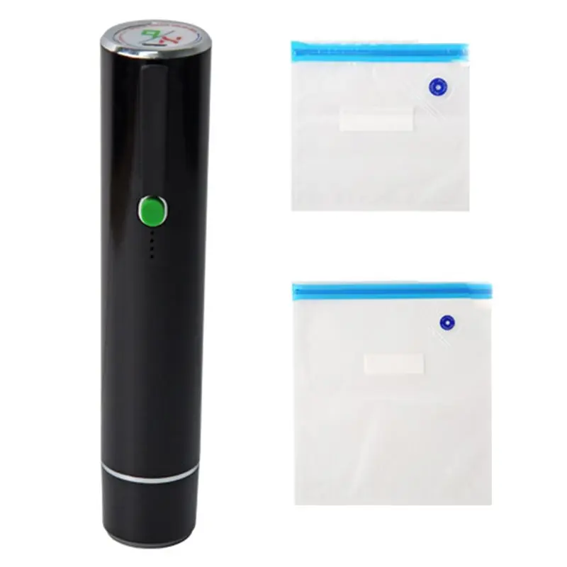 

AA49 Handheld Vacuum Sealer Machine, Compact Design With 10 Reusable Bags, Ideal For Food Preservation & Travel