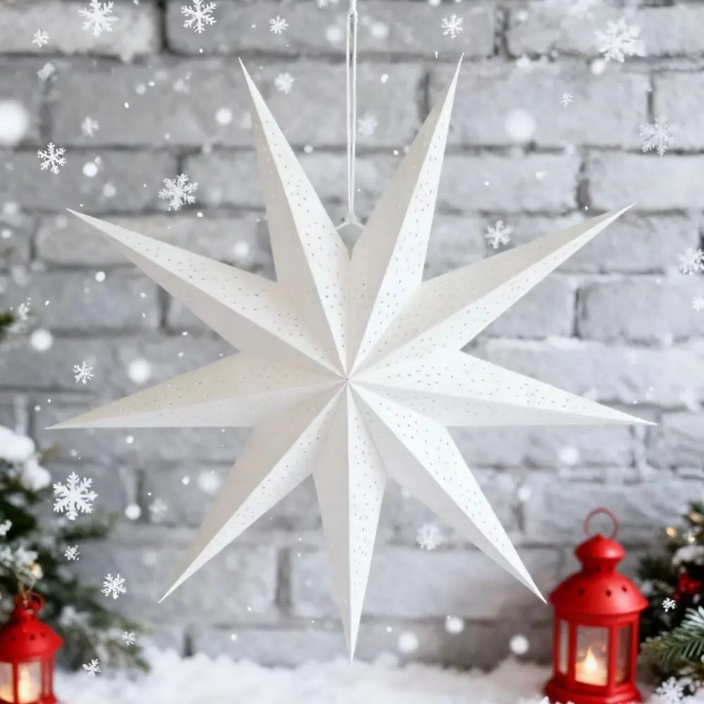 Hollow Out Christmas Hanging Decoration Colorful DIY Christmas Tree Ornament New Year Home Decor Xmas Decor Christmas