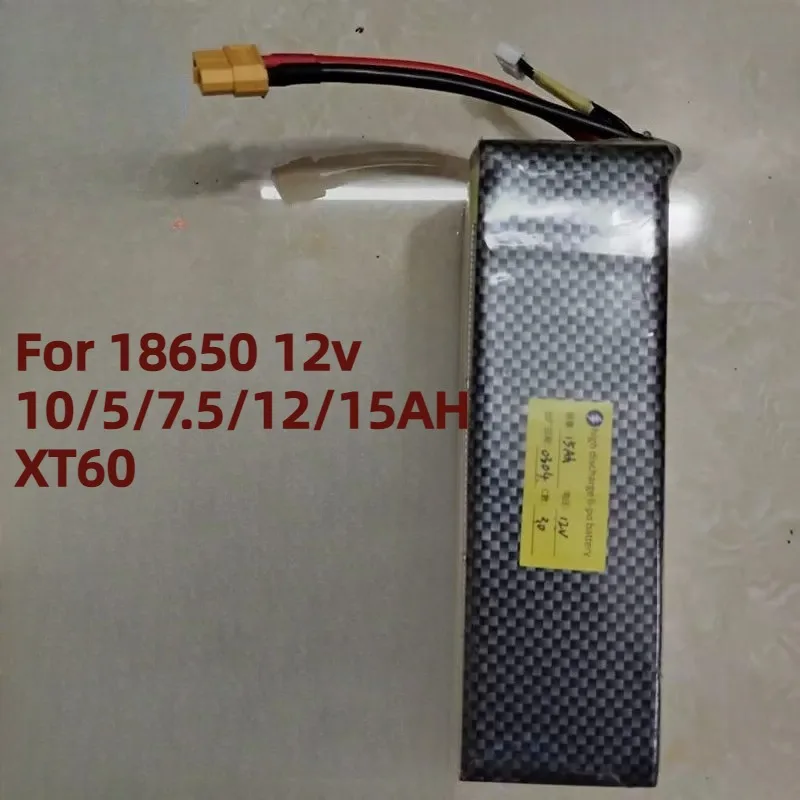 For 18650 12v10a XT60 Upgrade Model Ship Power Battery Nesting/trawling Ship High-power High Current/large Capacity