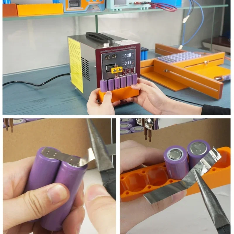 Sunkko 737dh 4.3kw máquinas de solda de pulso automático máquinas de solda de ponto de bateria para ferramentas de soldador de bateria com caneta de soldagem a ponto