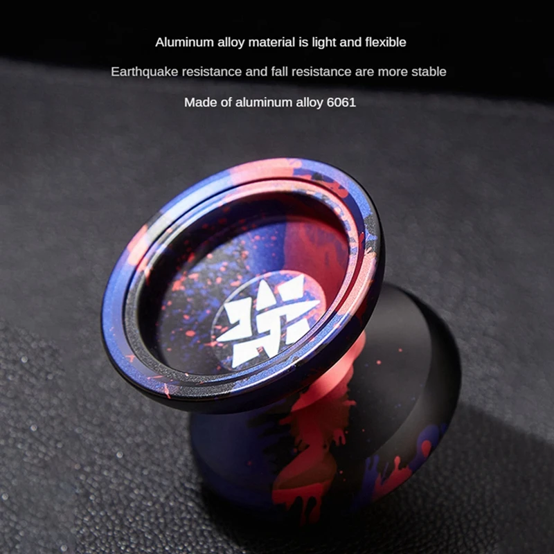 Professional Fancy Yoyo For Kids,Aluminum Beginner Yo-Yos Ball For Yoyo Players With 10 Yo Yo Strings