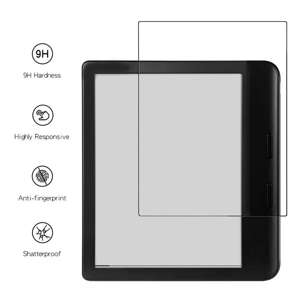 HD Tempered Glass For Kobo Libra Colour 2024 7 Inch E-reader Scratch-Proof Tablet Screen Protector Film 9H Tempered Glass Film