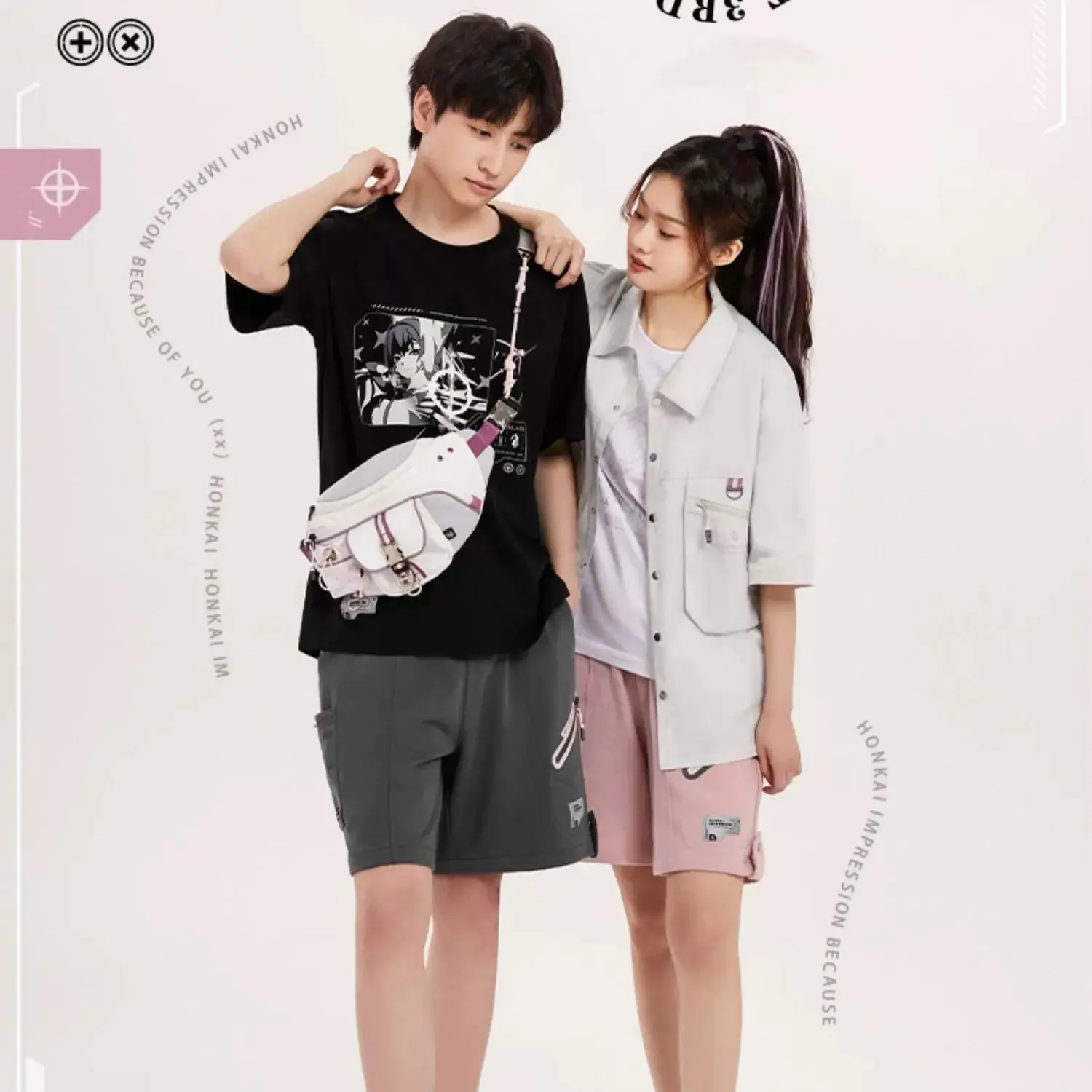 Anime Oficjalna oryginalna odzież z motywem historii „Za tobą” Torba na ramię Honkai Impact 3 Elysia Torba Doujin Elysia Satchel