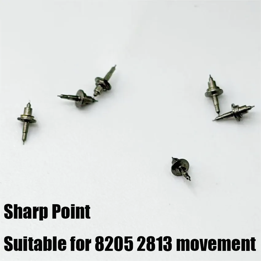 5pcs 8205 Sharp Point Pendulum Axis Pendulum Wheel Axis Core Domestic Mechanical Movement Accessories Watch Repair Parts
