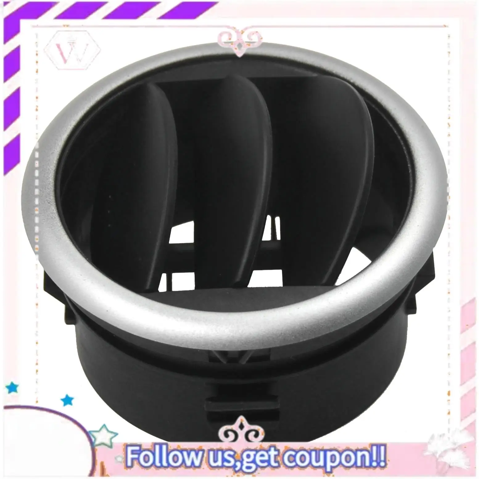 A76T-Car Vent Auto Car Dash Dashboard A/C เครื่องทำความร้อนช่องระบายอากาศเครื่องปรับอากาศกระจังหน้า Deflector Fit สำหรับซูซูกิ SX4 2005-2013