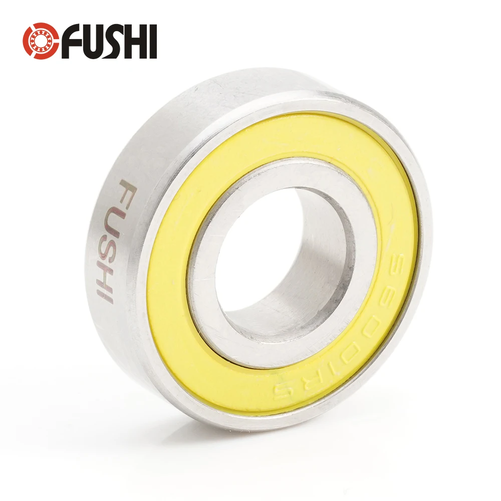 6001-2RS Łożysko ze stali nierdzewnej 12 * 28 * 8 mm 1PC ABEC-3 6001 RS Piasta rowerowa Przednie tylne piasty Koło 12 28 8 Ceramiczne łożyska kulkowe