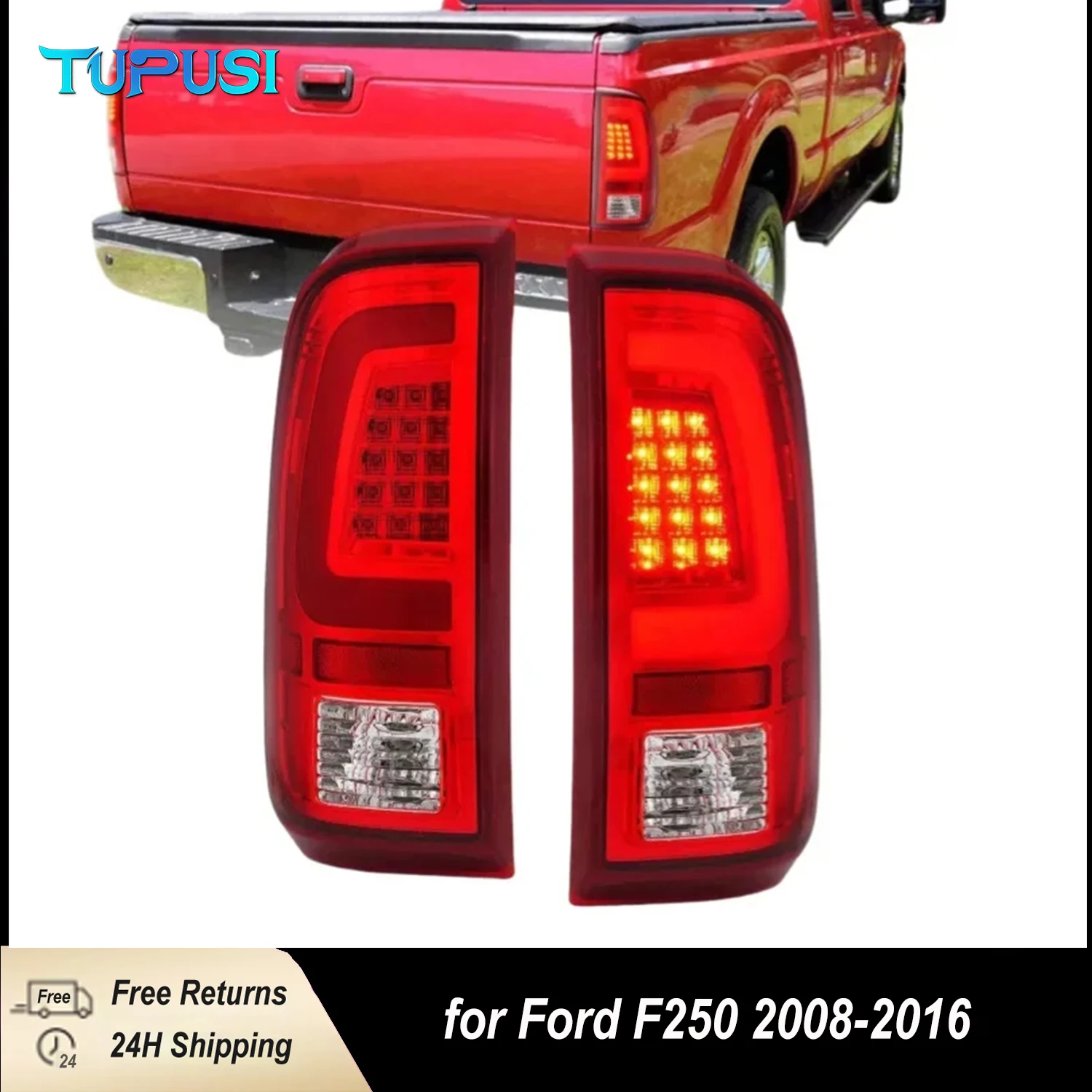 

New Rear Stop Tail Light Taillight Brake Light Turn Signal for Ford F250 2008 2009 2010 2011 2012 2013 2014 2015 2016 Pickup