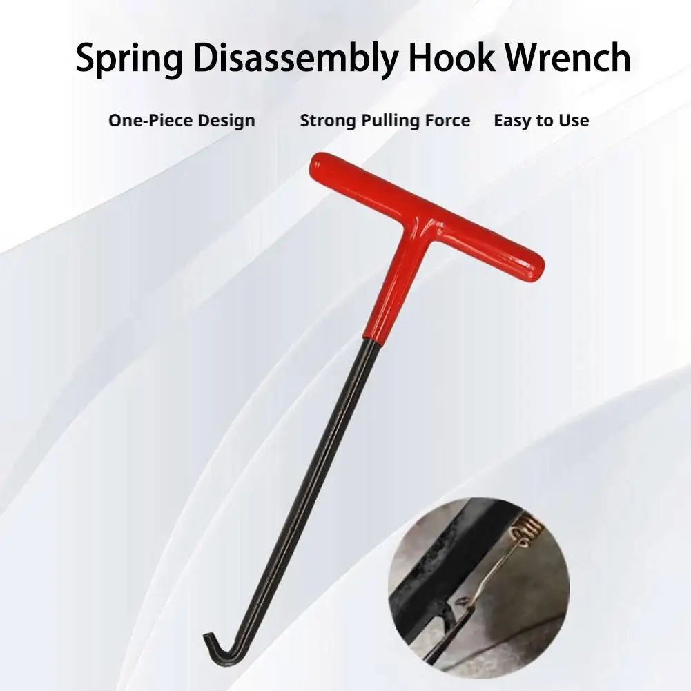 

Auto Exhaust Pipe Spring Remover Pull Hook Motorcycle Spring Hook Wrench Curved Puller Repair Hand Tool for Car & Motorbike