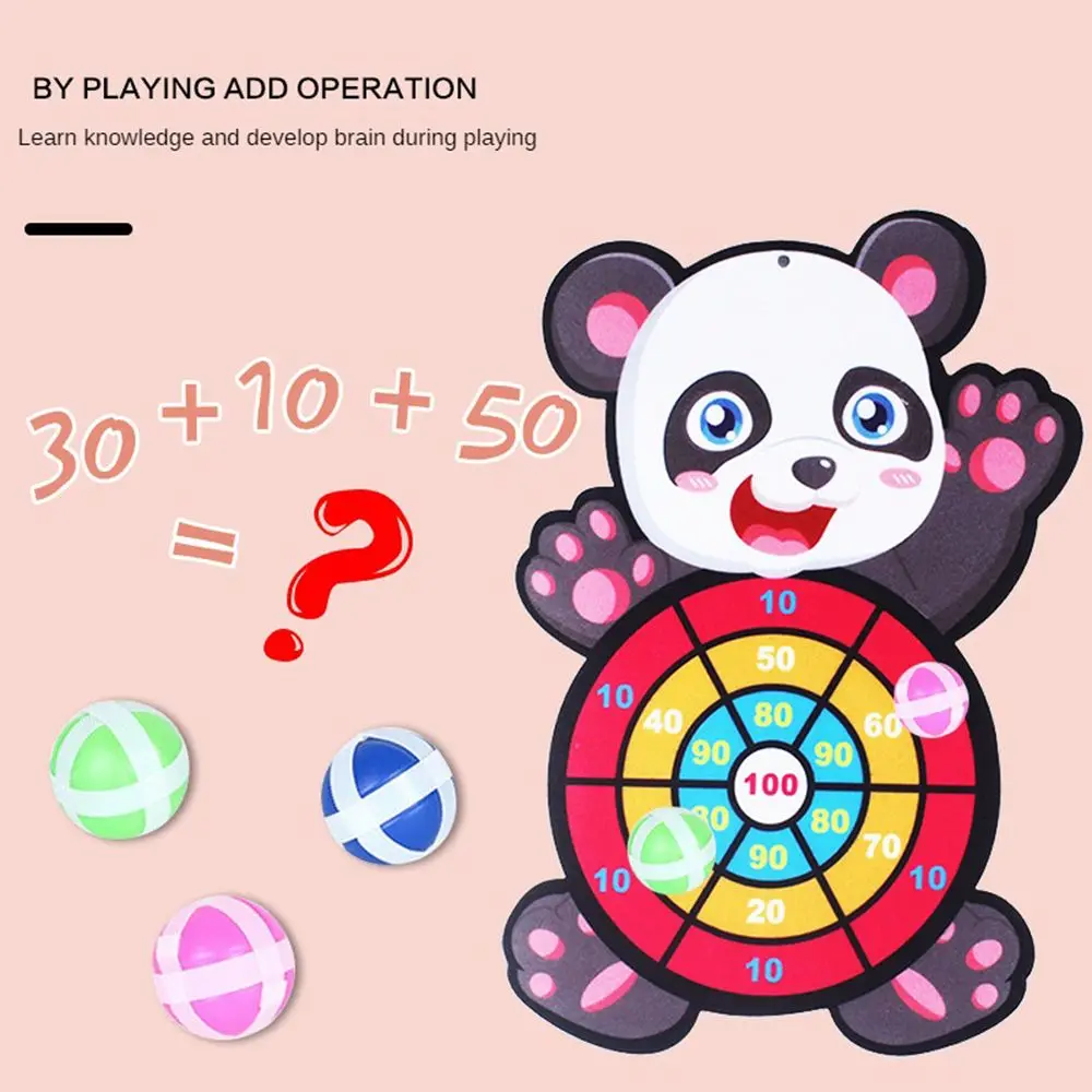 Cartone animato classico educativo all'aperto festa lancio freccette palla appiccicosa per interni giocattoli bersaglio gioco sportivo regalo per bambini gioco da tavolo per freccette