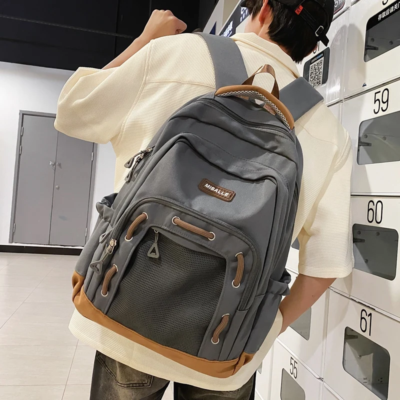 Moda mochila feminina grande capacidade à prova dwaterproof água portátil mochila unisex faculdade sacos de escola na moda legal netbag sacos de