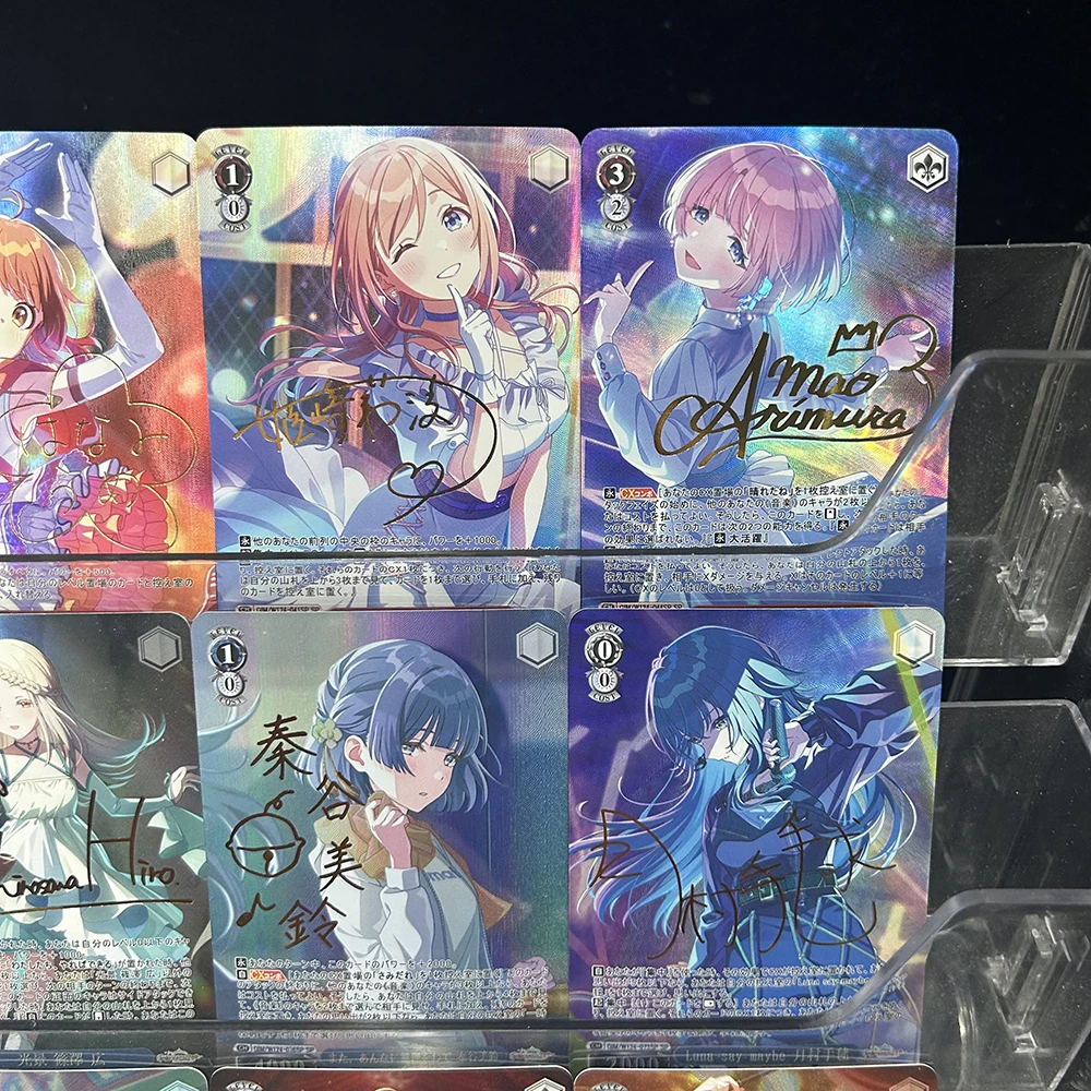 أنيمي جمع بطاقة مدرسة المعبود ماستر لعبة شينوساوا هيرو جيم/W124-074SP SP Gim/W124-079SP رينامي هايمساكي فلاش احباط بطاقة #4