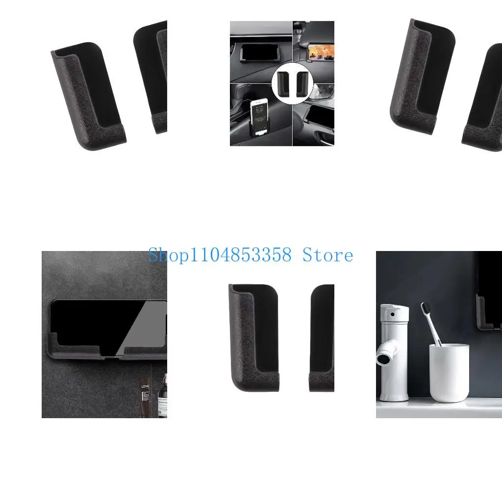 652F Detachable Adhesive Car Phone Bracket Wide Compatibility Cellphone Holder For Smartphones Up To 7Inches