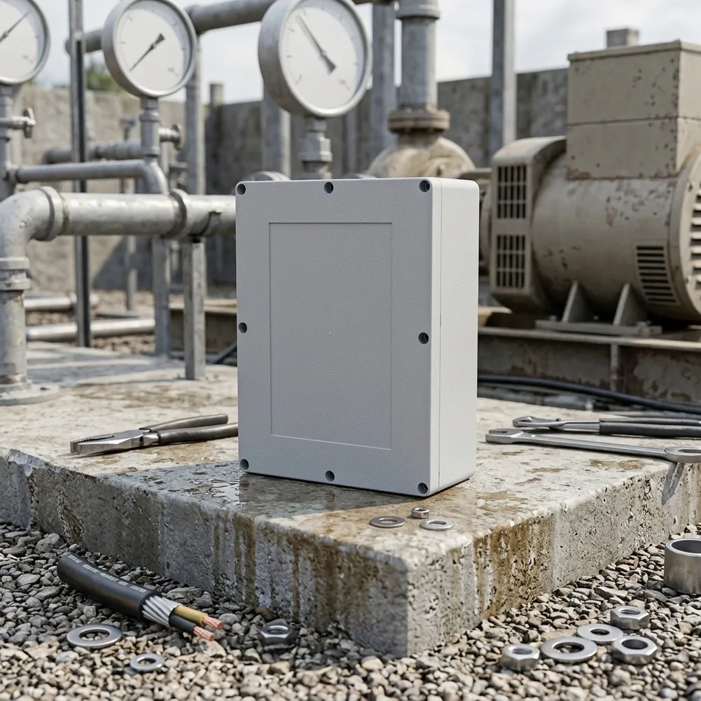Outdoor ABS Junction Box 320*240*110mm Waterproof Dustproof Enclosure For for Residential Commercial Installations