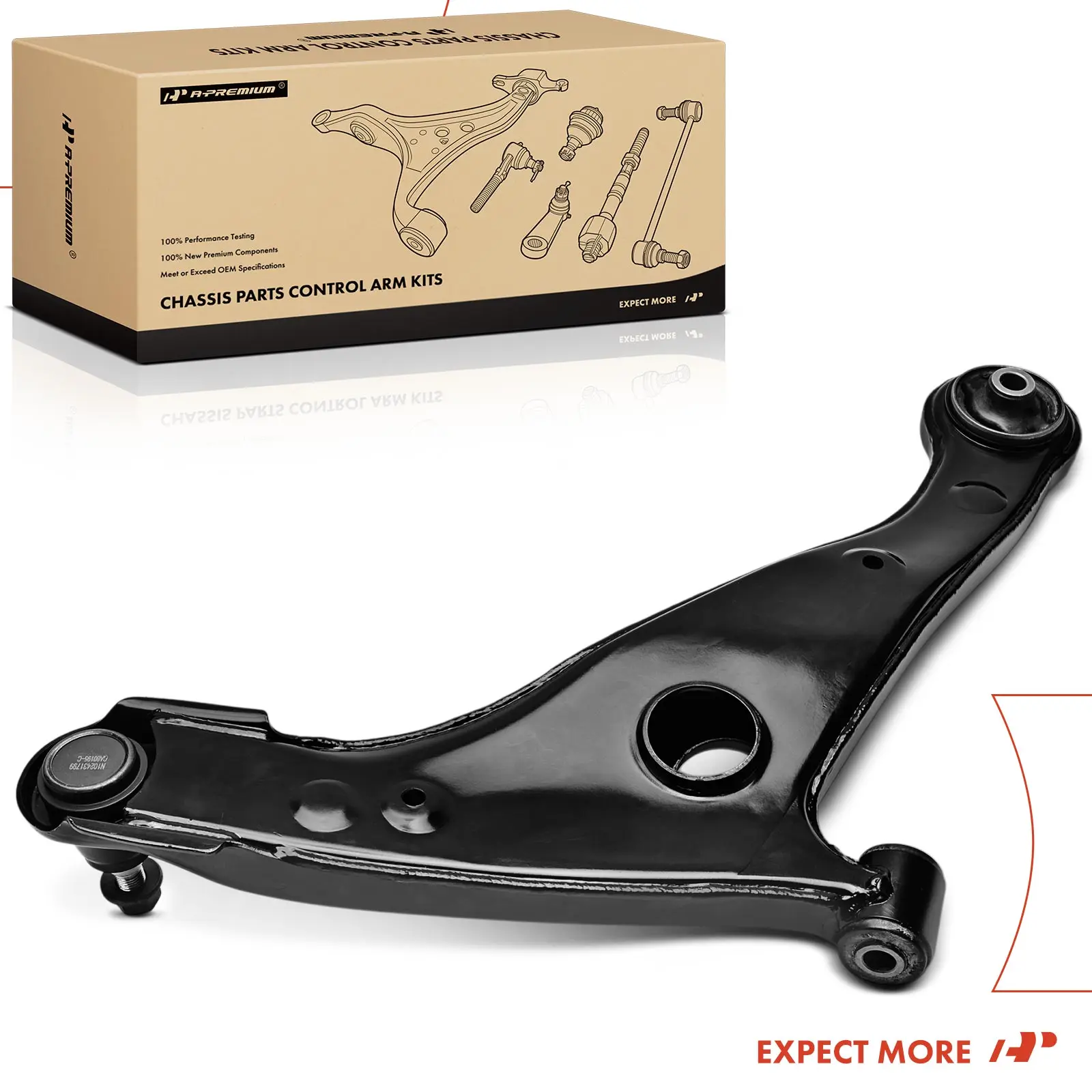 A-Premium Front Left Lower Control Arm and Ball Joint Assy for Mitsubishi Eclipse 2006-2012 Galant 2004-2012