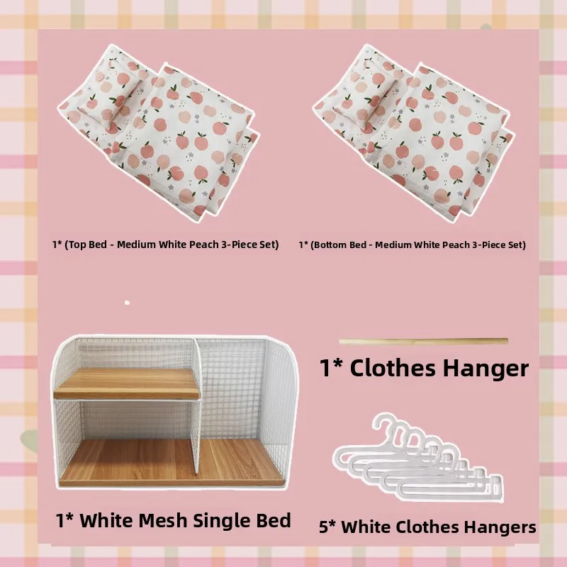 

20cm Cotton Doll Bedding Set Scene Decoration BJD Doll Bedding Pillow Included ANother Secret Brand Toy for Ages 3 And up