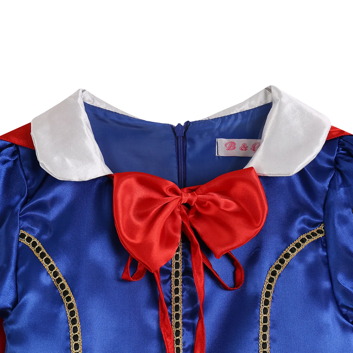 Iconic Princess Role Play Snow White Costume Girls Halloween Fancy Carnival Apparel Story Book Kids Classic Dress up Party Gown