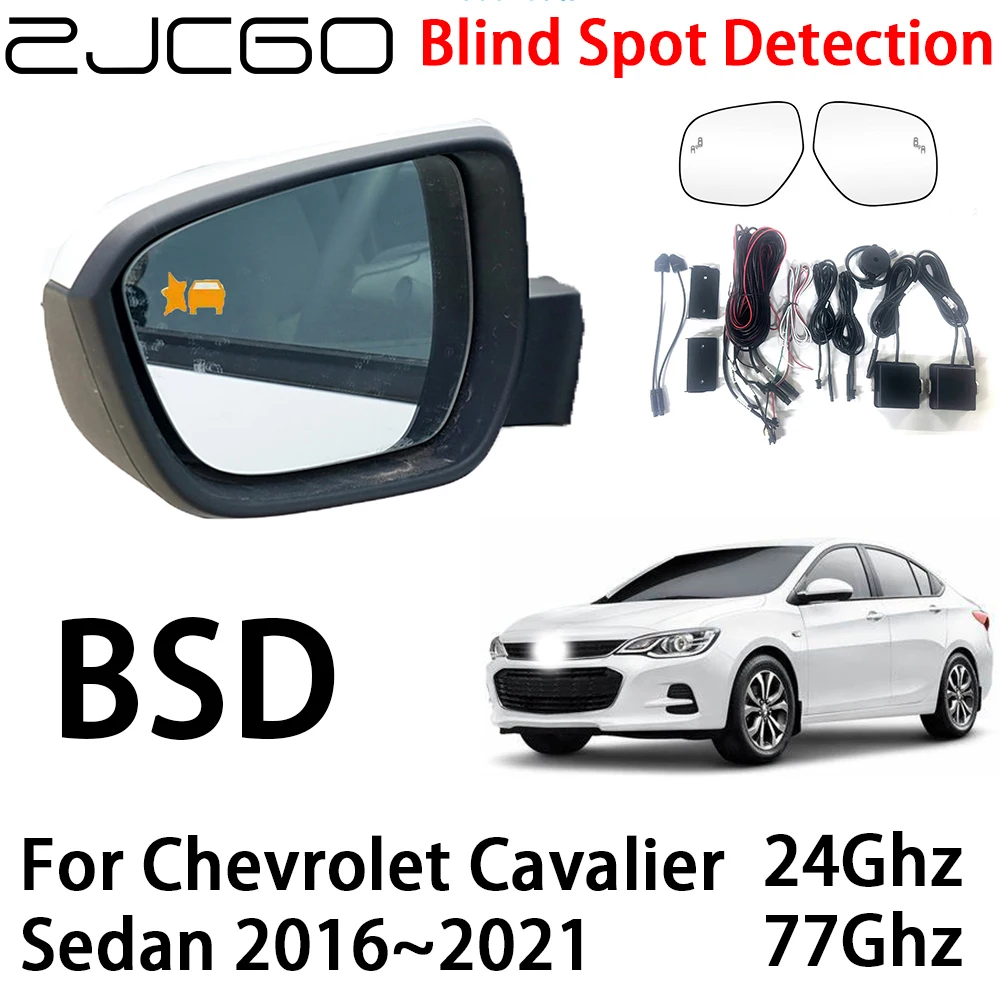 ZJCGO Car BSD Radar Warning System Blind Spot Detection Safety Driving Alert for Chevrolet Cavalier Sedan 2016~2021