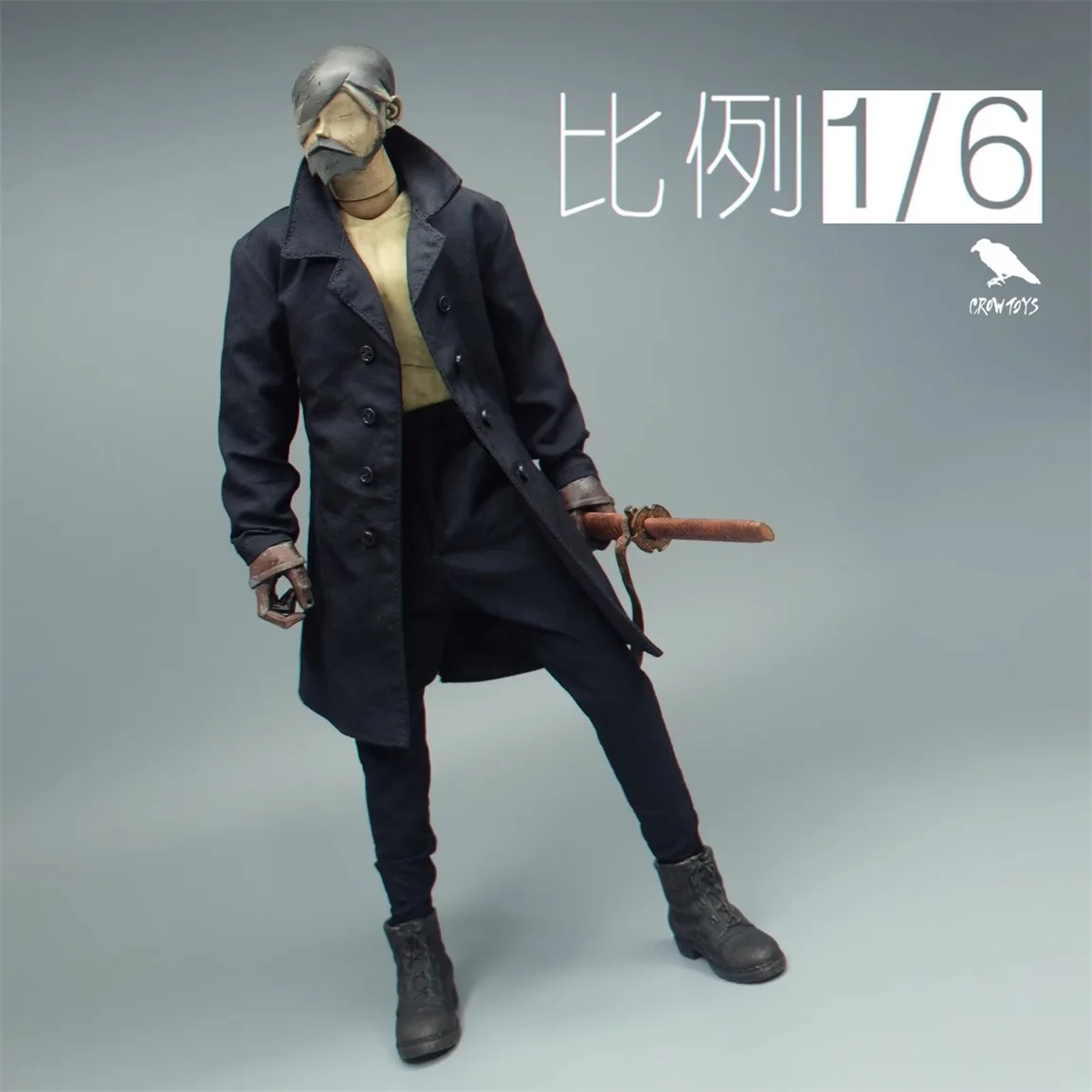 3ATOYS CROW DH TOYS 1/6 Soldier Clothing Accessories Fashion Overcoat Windbreak Model For 12'' Action Figure Body In Stock