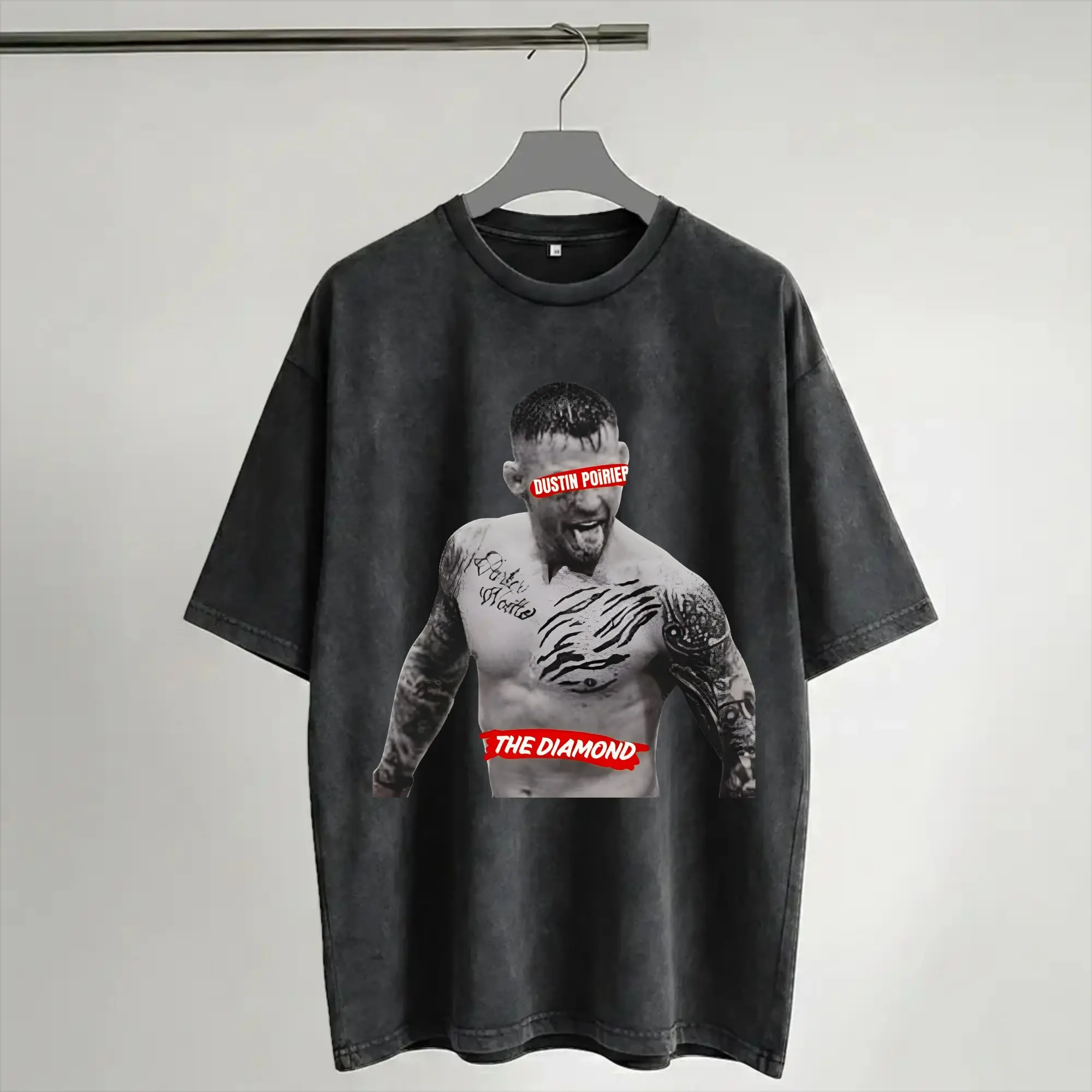 Summer The Diamond Dustin  Washed T Shirt Outfit Oversize T-Shirt  for Men Women Tee