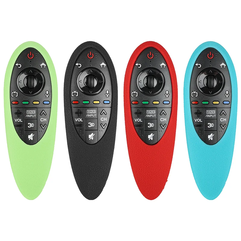 Silicone Remote Control Case For LG AN-MR500G TV Remote Shockproof Protective Shell Cover With a Lanyard