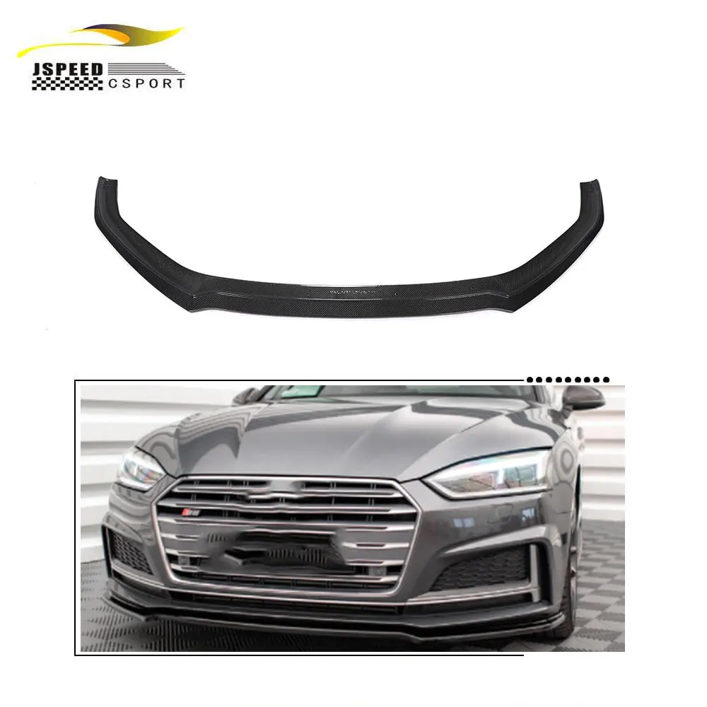 

Suitable for Audi S5 B9 A5 SLINE 2017-2019 S5 carbon fiber car front lip separator