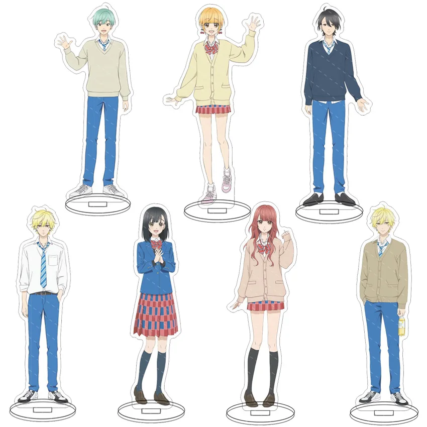 16CM Anime Acryl-Ständer Honey Lemon Soda Ishimori Uka Kai Miura Kanna Kanno ‌   Kōne Tomoya Cosplay-Figur Ornamente Geschenke