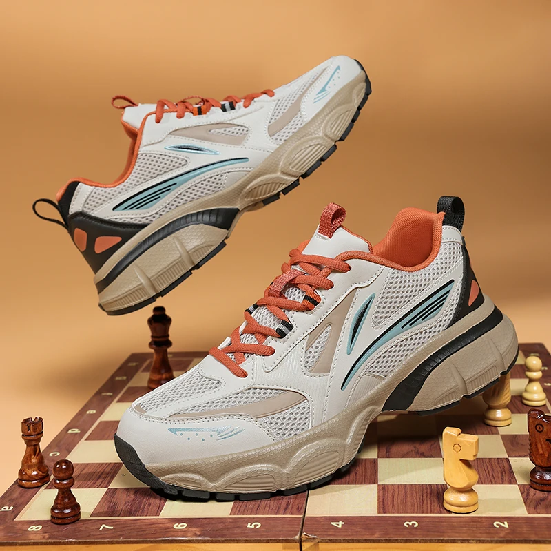 2026 New Men's Running Shoes Outdoor Leisure Running Shoes Marathon Large Lightweight Running Shoes