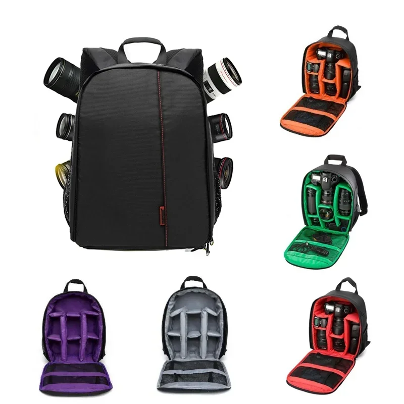 Multi-functional Outdoor Camera Backpack Video Digital Shoulder Camera Bag Camera Photo Bag Case for DSLR Sony for Nikon