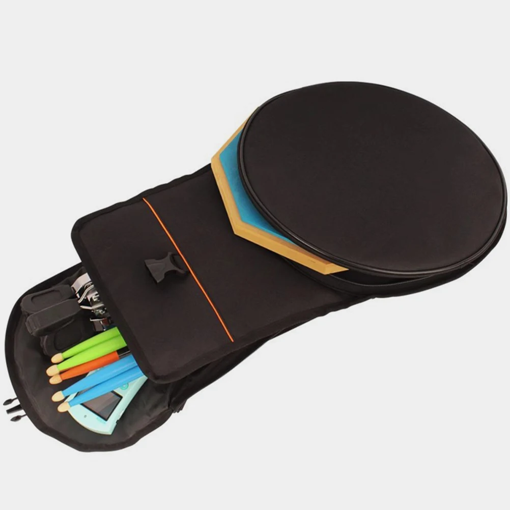 

Dumb Drum Storage Backpack Bag Accessories Beater Oxford Cloth Hardware Cymbal Carrying Case