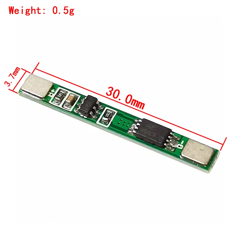 1S 3.7V 3A li-ion BMS PCM battery protection board pcm for 18650 lithium ion li battery